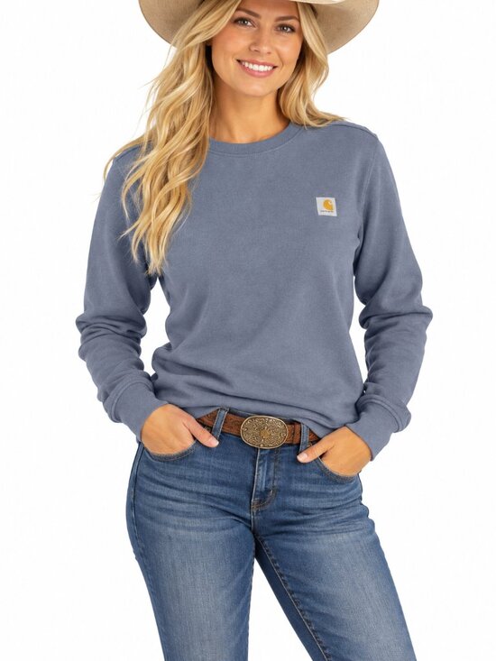 Carhartt Sweaters - Carhartt TENCEL French Terry Crewneck Sweatshirt Wisteria Lavender Purple M NWT